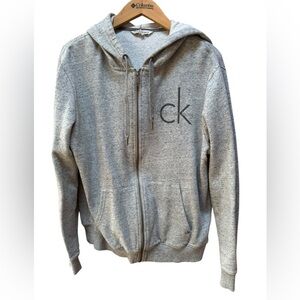 Calvin‎ Klein Hooded Zip Up Sweatshirt
